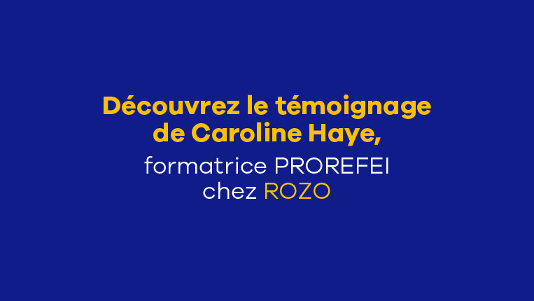 Témoignage de notre formatrice Caroline
